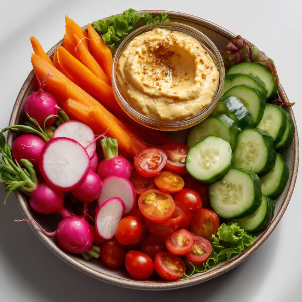 crudite-van-verse-groenten-met-dipsaus