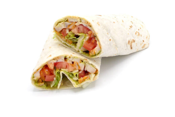 wrap gerookte kip